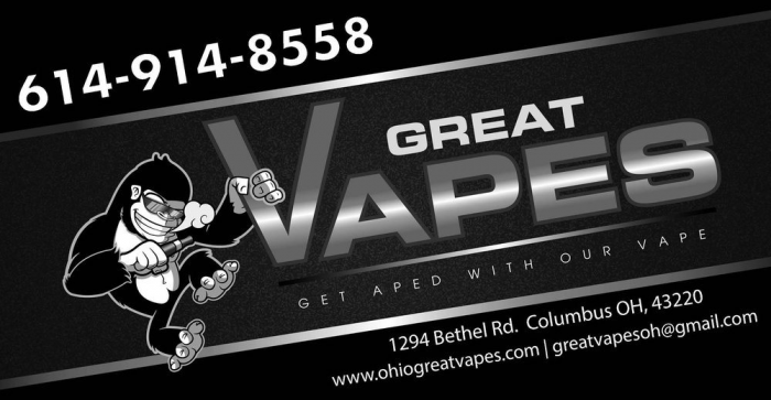 the great vape shop Great Vapes Vape Shop, Vaporizers, Vape Juice, Vape Mods in Columbus, OH