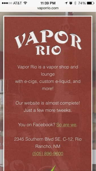 Vapor Rio Vape Shop, Vaporizers, Vape Juice, Vape Mods in Rio Rancho, NM